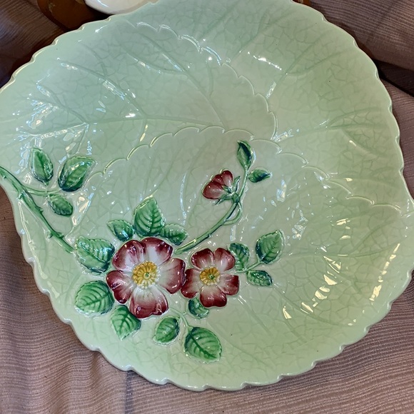 Set of 2 Majolica Carlton ware made in England - Picture 3 of 14